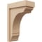 Ekena Millwork 5"W x 10"D x 15"H Classic Warren Rough Cedar Woodgrain TimberThane Corbel, Primed Tan CORUR05X10X15WARRCPR - alternate 1